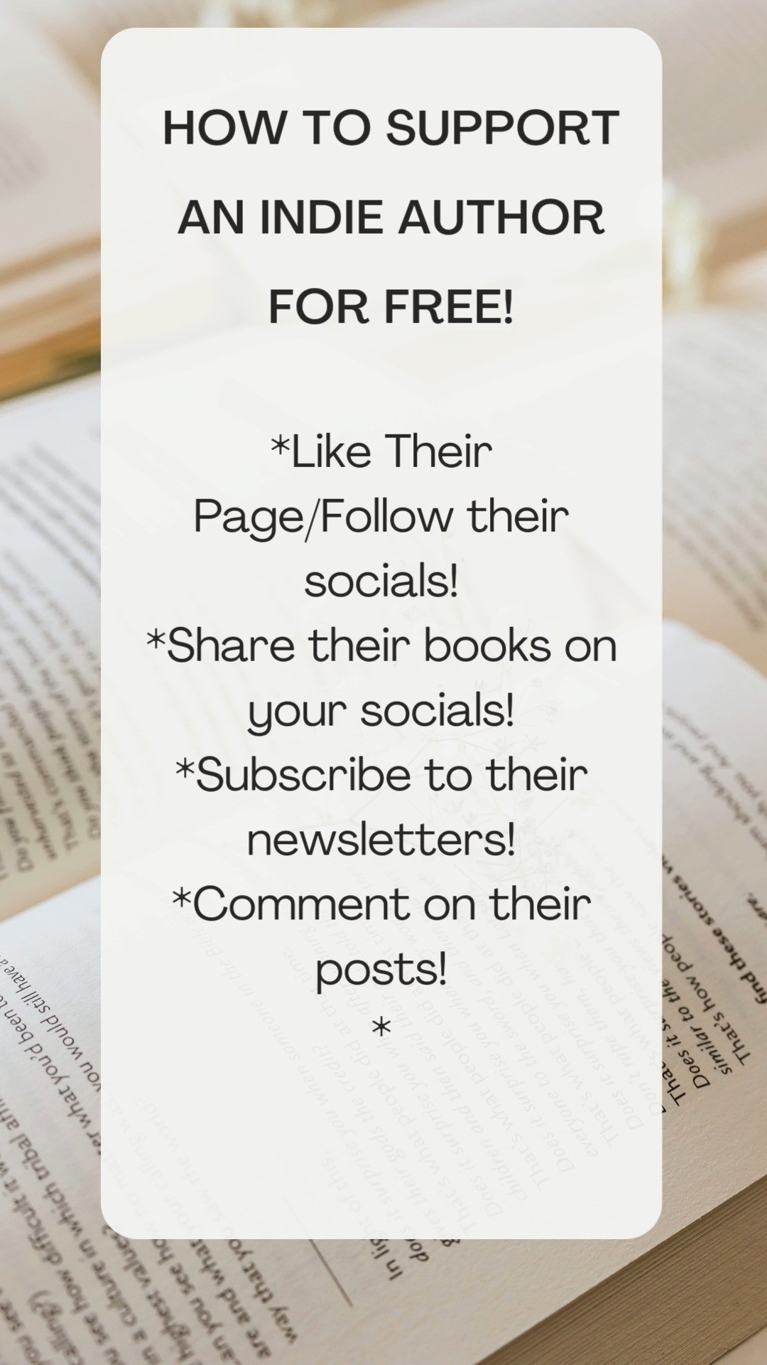 Easy ways to support your favorite authors! #romanceseries #romancereader #indieromanceauthor #smalltownromancebooks #romancelandia